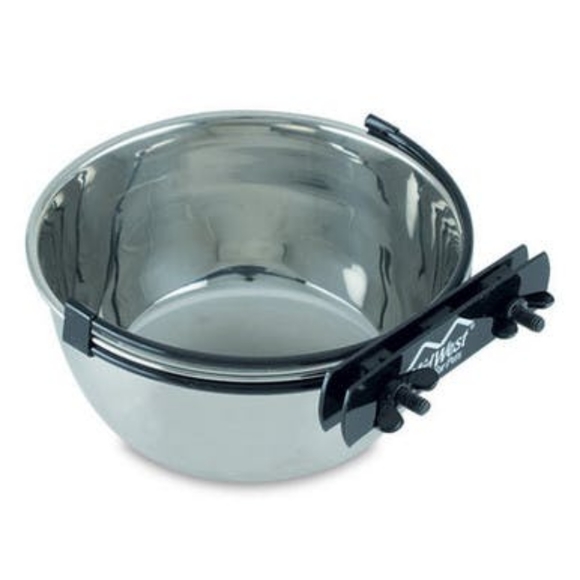 NEW in Package MidWest Homes for Pets Snap’y Fit Stainless Steel Bowl 1 quart - Picture 1 of 3